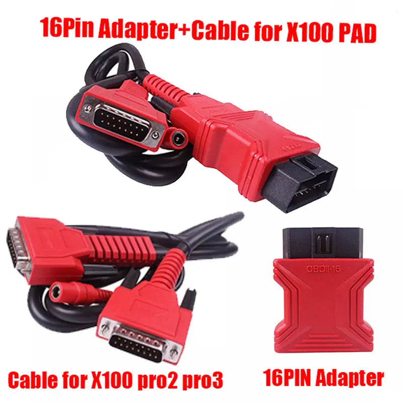 XTOOL OBD2 Universal 16 PIN Adapter X100 Pro Main Cable Car Diagnostic Cable For X100 Pad2/X100 PAD3/D7/D8/ A80PRO/IP819
