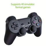 Consola de videojuegos M8, mando inalámbrico dual de 2,4 GHz, 4K, 10 000 juegos, 64 GB, retro, regalo de Navidad