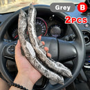38cm Car Steering Wheel Covers Booster Micro Fiber Leather Auto Interior Decorative Accessories Universal Carbon Fiber Looking