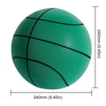 18/21/24 Solid Silent Basketball Kid Indoor Silent Sponge Elastic Little Leather Ball Lightweight 3/5/7 Inch Children Sports Toy