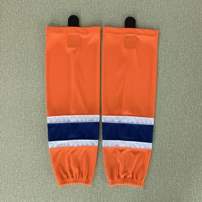 1 Pair Multiple Colors Knit Ice Hockey Socks 100% Polyester Team Training Socks Practice Socks Hockey Equipment Sports Sock