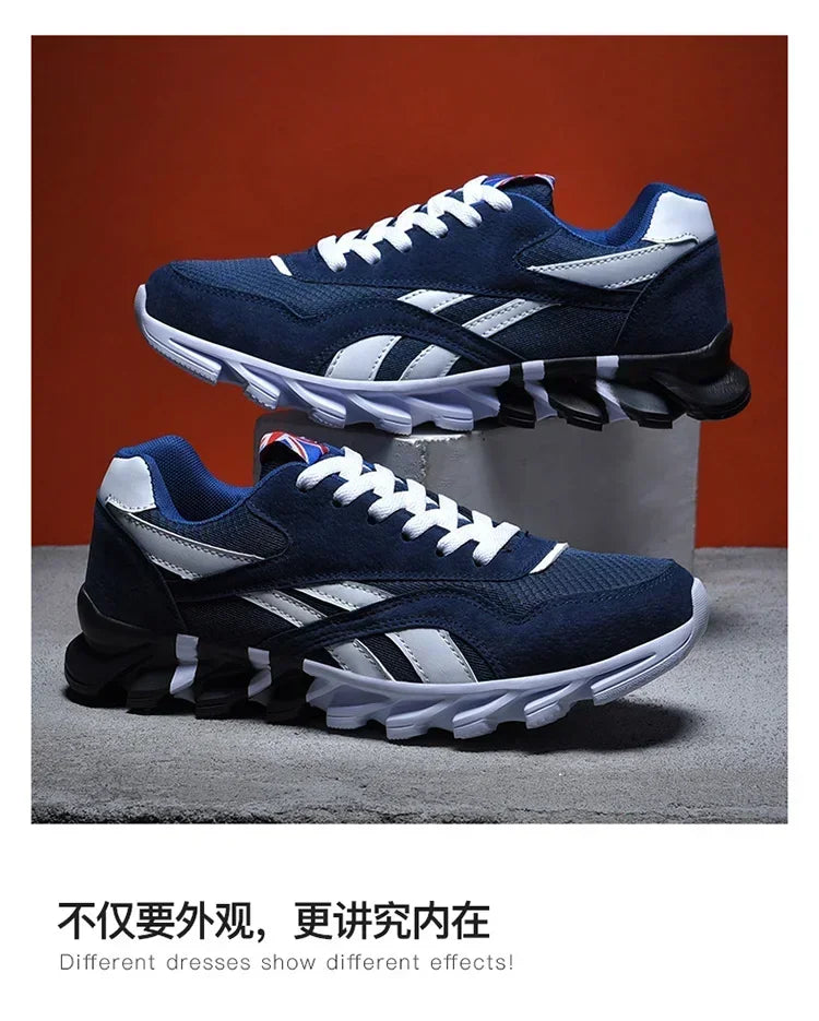 Brand Trend Size 46 47 48 Men's Wear-resistant Cushioning Thick-soled Fitness Sneakers Outdoor Breathable Running Shoes for Men