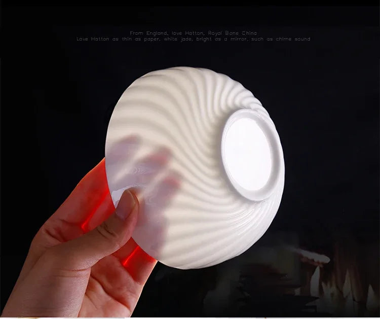 1pc Dish And Plates Bone china Dinner Set China Health Tableware White Ceramic Fruit tray  Soup plate Bowl Dish Gift Porcelain