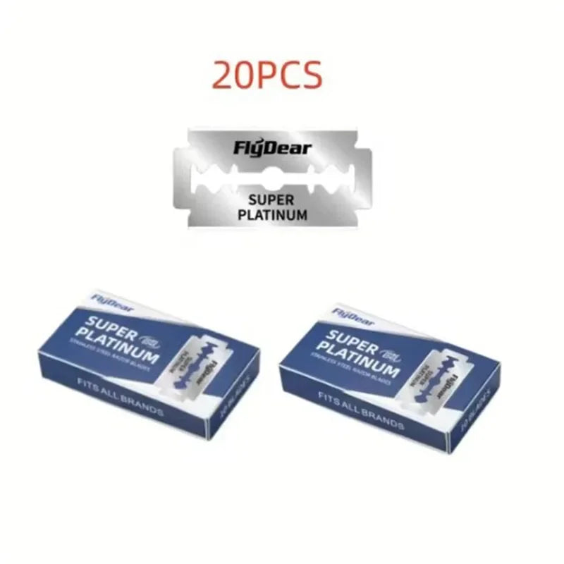 100PCS/10PCS Stainless Steel Double Edge Safety Razor Blades Professional Men's Barber Shave Hair Removal Tool