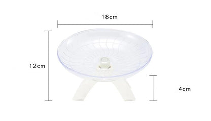 Pet Hamster Running Wheel Mute Flying Saucer Steel Axle Wheel Running Disc Toys Cage Small Animal Hamster Accessories