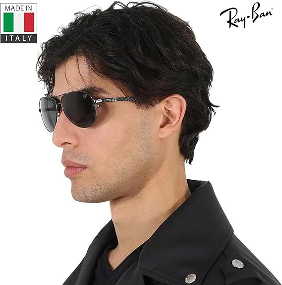 Ray-Ban original 8313M SCUDERIA Aviator Feri Men sunglasses Resin lenses, UV Protection Premium Eyewear in box