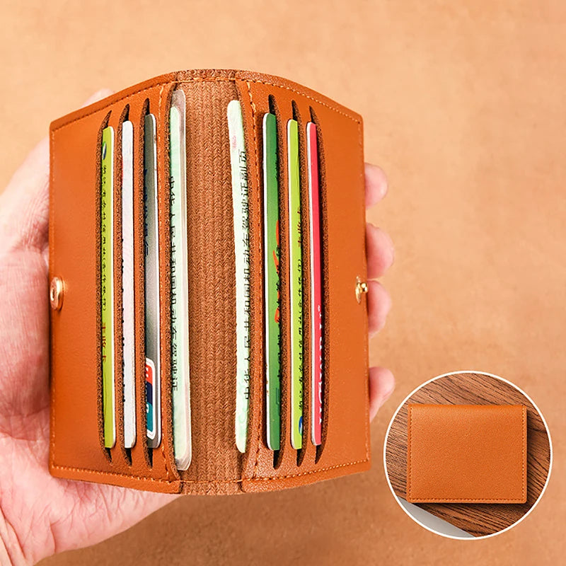1 funda para tarjetas, delgada y compacta, para identificación bancaria, para licencia de conducir, sencilla y antidesmagnetización.