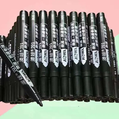 5-50Pcs Waterproof Oil-based Marker Pen Markers Black Blue Red Ink for Glass Metal Stationery Art Drawing Office School Supplies