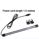 18-58cm USB Plug Aquarium Light LED Waterproof Fish Tank Light Underwater Lighting Submersible Lamp Plant Grow Lamp 110-240V