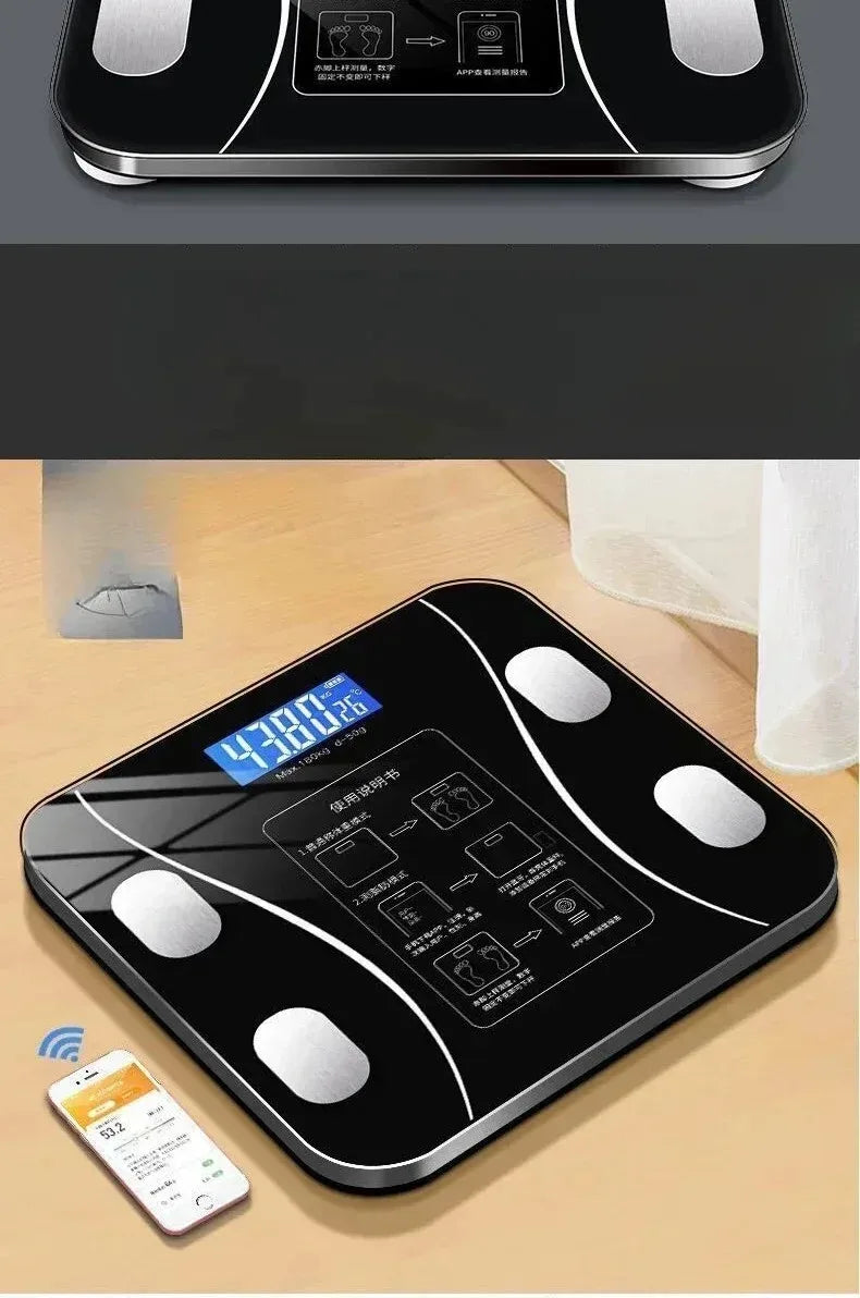 Weight Scale Professional Fat Smart Bluetooth Measurement Height Weight Multi-functional Human Electronic Scale Home Gift