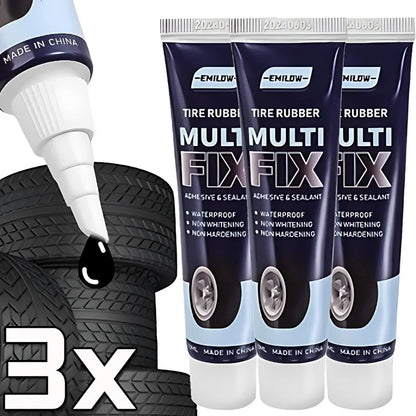 Strong Rubber Tire Repair Glue, resistente ao desgaste, não corrosivo, adesivo, colagem, reparação de pneus de carro, selante, 50ml, 3 pcs