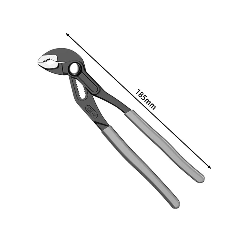 7"/8"/10"/12" Heavy Duty Quick Pipe Wrenches Large Opening Universal Adjustable Water Pipe Clamp Pliers Hand Tools for Plumber