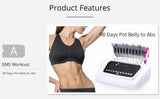 2-in-1 Bio-Microcurrent Body Shape Breast Enhancement Massager Electrostimulation Machine EMS Muscle Stimulator