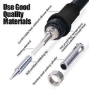 Silverflo 8586D Soldering Station 2 IN 1 Hot Air  Solder Station with 2 Digital display,10-Minute Sleep Mode for SMD Rework