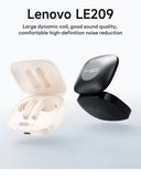 New Lenovo LE209 Wireless Bluetooth Earphone Business Music Bluetooth Headphone HD Call with Mic 30H Battery Life Gaming Headset