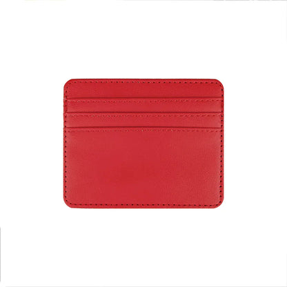 1Pc Pu Leather ID Card Holder Candy Color Bank Credit Card Box Multi Slot Slim Card Case Wallet Women Men Business Card Cover