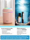 300ml Aromatherapy Diffuser Humidifier Air Purifier Car Home Use Seven-color Light Aromatherapy Essential Oil