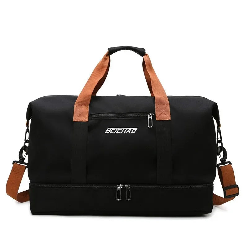 Bolsa de gimnasio de viaje, equipaje de corta distancia, bolsas de fitness portátiles, bandolera, bolso de pecho, bolso de mano, bolso de mano, bolso de fin de semana
