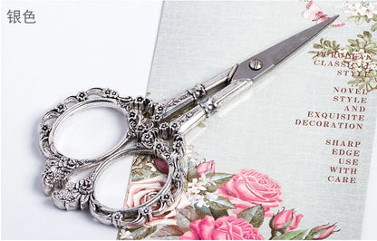 Retro Nail Art Scissors Stainless Steel Cuticle Precision For Nail Salon Supplies And Tool Pedicure Beauty Grooming Kit For Nail