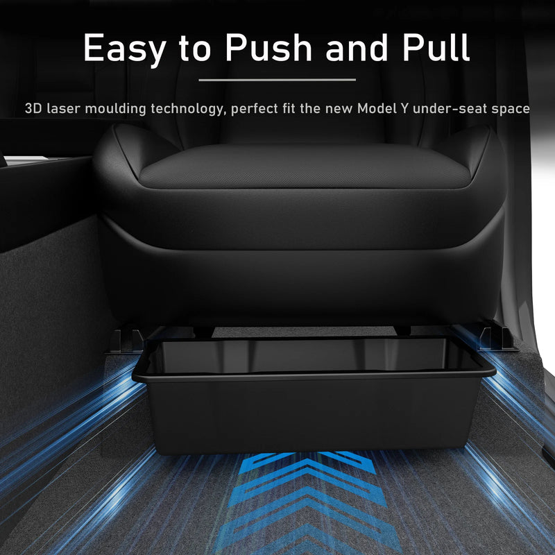 For Tesla New Model Y 2025 Launch Juniper Seat Storage Box Center Console Organizer Bins Front Rear Tray Trash Accessories