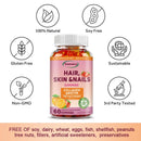 Hair, Skin & Nails Gummy Vitamins - Contains Biotin, Collagen - Promotes Hair Growth, Nourishes Skin, Strengthens NailsSupplemen