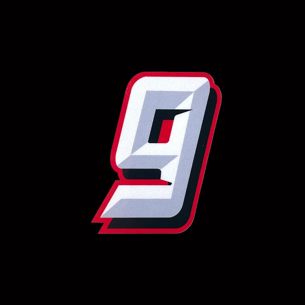 Motorcycle Racing Arabic Numbers Stickers DIY Refit Reflective Sticker Number Helmet Car Styling 3D Realistic Motorcycle Decals