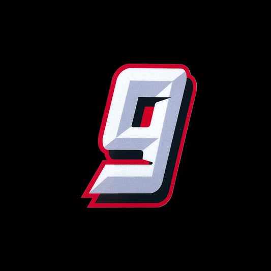 Motorcycle Racing Arabic Numbers Stickers DIY Refit Reflective Sticker Number Helmet Car Styling 3D Realistic Motorcycle Decals