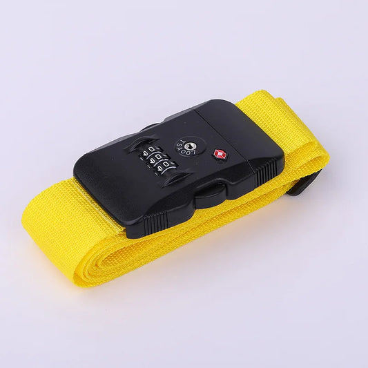 TSA Password Customs Lock Luggage Cross Belt Adjustable Travel Suitcase Band Luggage Suitcase Rope 2M Straps Travel Accessories