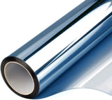 Película de espejo unidireccional para ventanas, vinilo autoadhesivo reflectante solar, pegatina plateada para vidrio, tinte de privacidad para ventanas del hogar, 2 m, 3 m, 5 m 