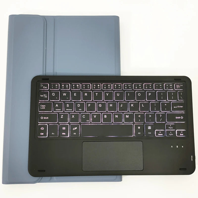 Bluetooth Keyboard Case For Xiaomi Pad 7 7 Pro 11.2 Trackpad Tablet Case Russian Arabic Hebrew Spanish Korean French Keyboard