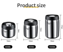 Vacuum sealed tank Coffee bean storage tank Household 304 stainless steel food storage Jars moisture-proof sealed container