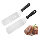 Kitchen Stainless Steel Scraper Cooking Spatula Barbecue Spatula Plate Barbecue Spatula Hamburger Spatula Cooking Utensils