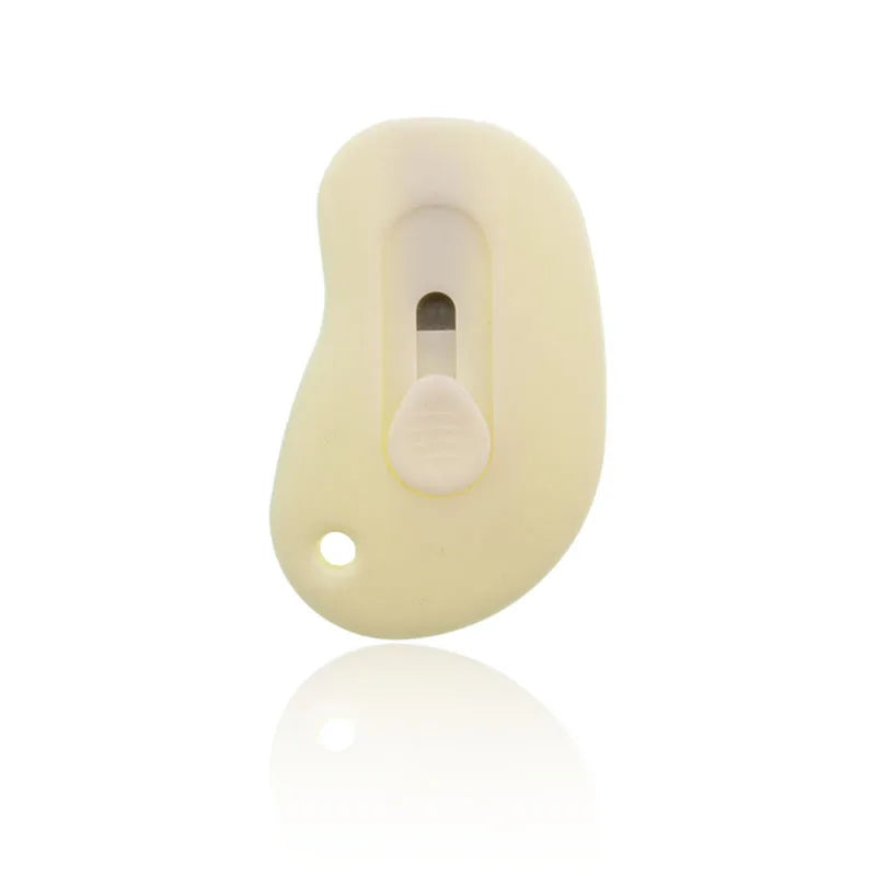 Mini navaja de bolsillo Kawaii con diseño de caramelo, color arte, multiusos, caja exprés, cortador de papel, herramienta para manualidades, material de papelería para oficina y escuela.