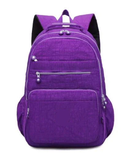 Popular Backpack Women Nylon waterproof bookbag Female Travel bagpack Climbing Packbag Multiple pockets Schoolbag Girls tote