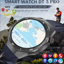 GT5 Pro Smart Watch Men's Women 466*466 HD Screen Bluetooth Call Smartwatch GPS Map Compass Sports Fitness Smartwatch 2025 New