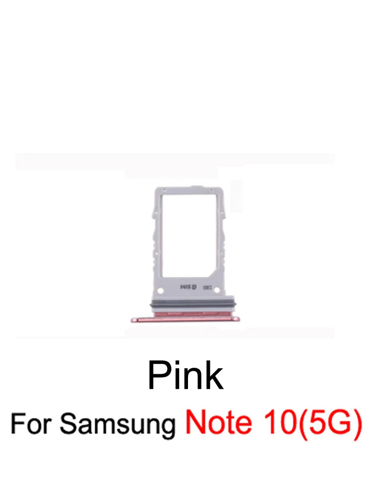 SIM Card Tray Slot For Samsung Note 10 Plus 10+ 5G Galaxy Note 10+ Phone SIM Chip Micro SD Card Tray Holder Adapter