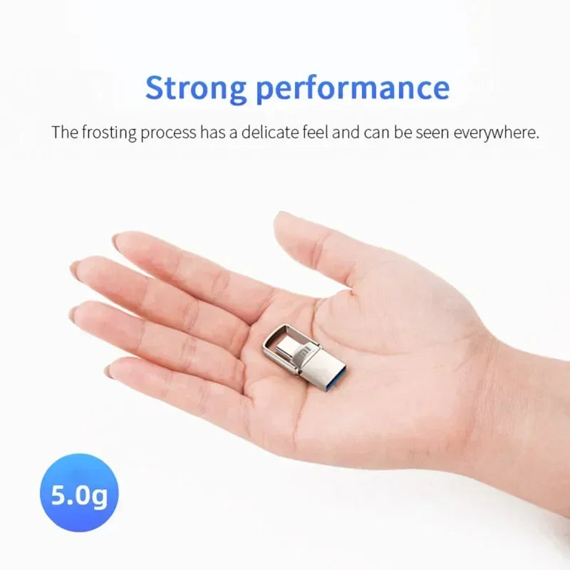 Original XIAOMI USB Flash Drive 2TB Metal USB U Disk Flash Drives High Speed Pendrive 1TB Portable USB Memory Drive Accessory