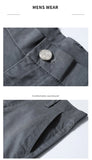 Men's High Quality Pure Cotton Classic Solid Color Casual Pants Business Stretch Slim Straight Brand Trousers Male Autumn New