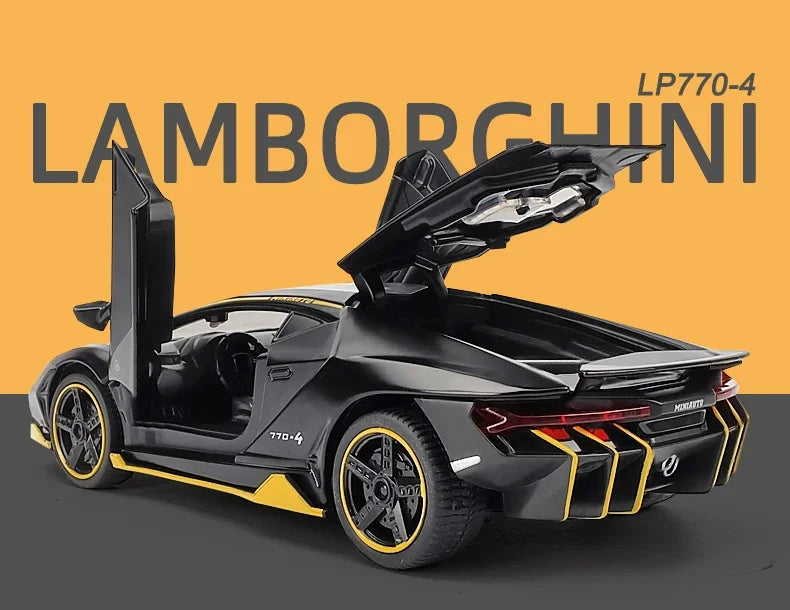 1:32 Lamborghinis LP770 LP750 Car Alloy Sports Car Model Diecast Sound Super Racing Lifting Tail Hot Car Wheel For Children Gift