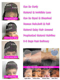 Peruca lace frontal cabelo humano ondulado - alta densidade 250%