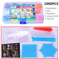 DIY Water Spray Magic Sticky Beads Toy Set Children's Handmade Puzzle Craft Kit Sensory Crystal Beads Kids Art Educational Gifts