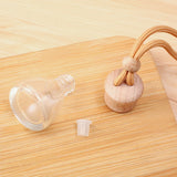 1Pc 8ML Conical Flask Empty Bottle Car Pendant Car Essential Oil Diffuser Fragrance Air Freshener Scent Perfume Bottle Ornament