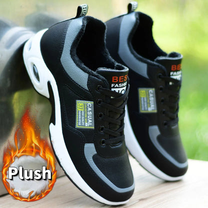 Zapatillas de running para hombre, transpirables, con amortiguación de aire, con cordones, antideslizantes, para exteriores