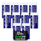 1/10/30pcs 2B Eraser Clean and Mess Free Student Exam Office Sketch Soft Eraser for Kids Correction Supplies Pencil Rubber