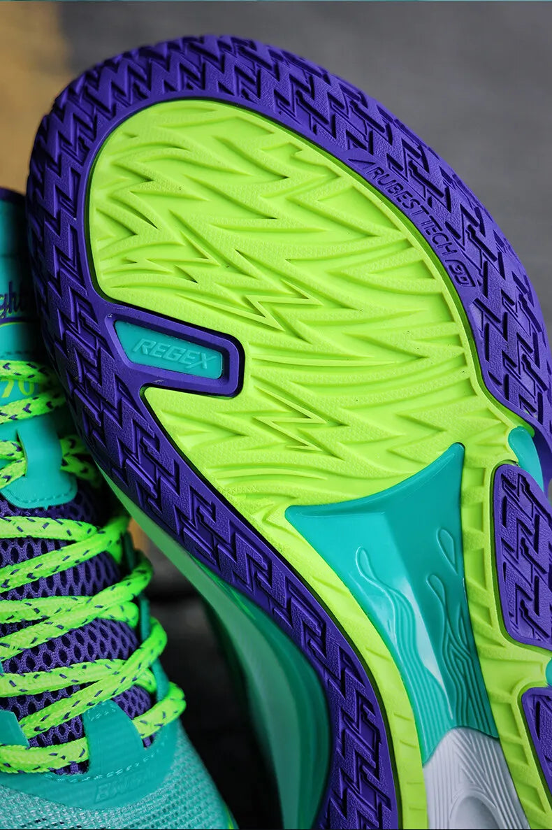 361 Degrees Men's Basketball Shoes LIGHT UP 1 Breathable stable Traction Protect Antiskid Sportswear Training Male 572431111