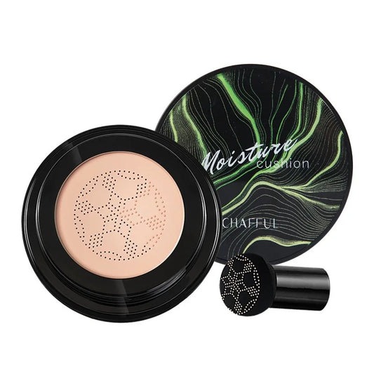 Crema BB con cojín de aire Mushroom Head, hidratante natural, corrector, blanqueador, control de grasa, maquillaje facial de larga duración. 