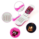 Nostalgia Classic Flip Cover Kids Electronic Music Luminescent Mobile Phone Toy Parent-Kids Interactive Holiday Gift