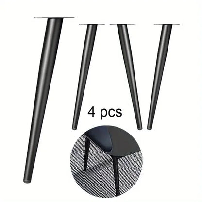 Metal Móveis Pernas Substituição para Sala e Quarto, TV Stand Pés, Mesa, Gabinete, TV, Pés, Acessórios, 4pcs