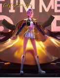 Movie K-Pop Demon Rumi Anime Cosplay Costume Idol Girl Rumi Uniform Role Play For Party Halloween Carnival Outfits