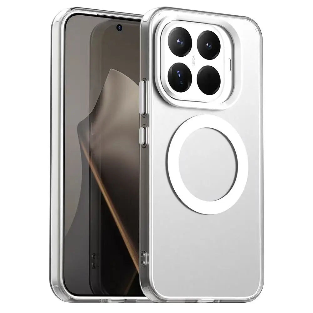 Luxury Matte Candy Magnetic Wireless Charging Transparent Case For Redmi Xiaomi 14T Pro 15T 15TPro For Magsafe Shockproof Cover